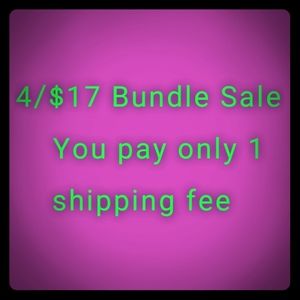 🏷4/$17 Bundle Sale🏷With 1 shipping fee